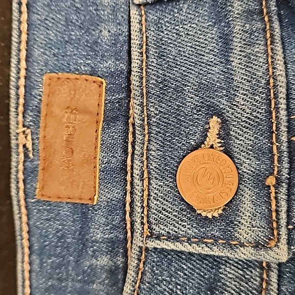 💕MOTHER💕 The Insider Crop Step Fray Jeans ~ Work Hard Play Hard 33 NWT - Picture 11 of 16